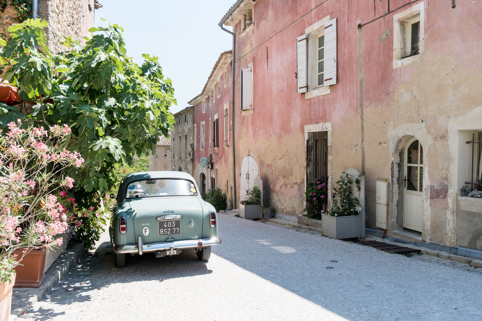 Classic car at Oppede le Vieux, Provence