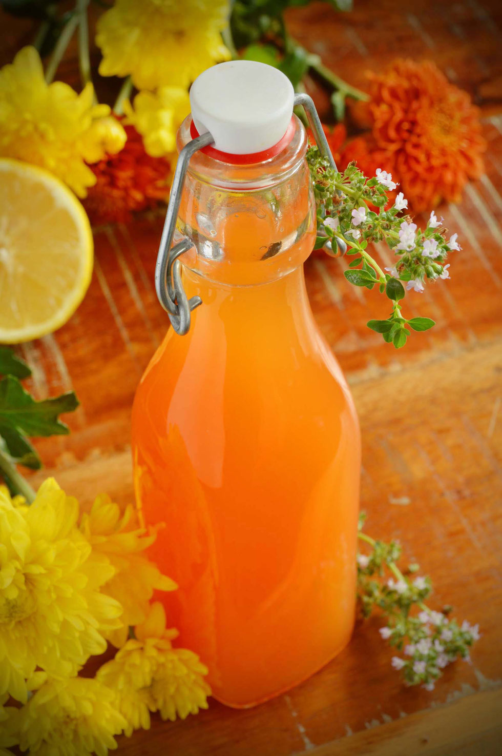 Zitronen, Grapefruit, pink, Orangen, Zitrus, Zitrusfrüchte, Sirup, selber machen, Rezept, Thymian, Zitronenthymian, Kräuter, Kräuter-Sirup, lecker, Kräuterhexe, Küchenhexe