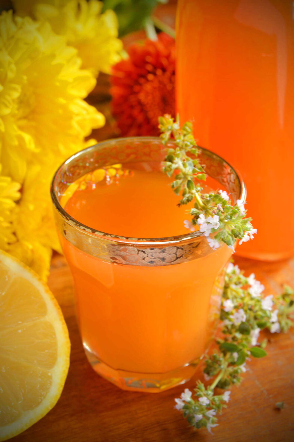 Zitronen, Grapefruit, pink, Orangen, Zitrus, Zitrusfrüchte, Sirup, selber machen, Rezept, Thymian, Zitronenthymian, Kräuter, Kräuter-Sirup, lecker, Kräuterhexe, Küchenhexe