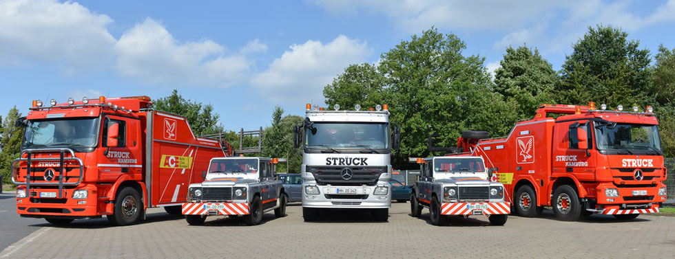 Abschleppdienst - Unterwegs mit Struck-Hamburg.