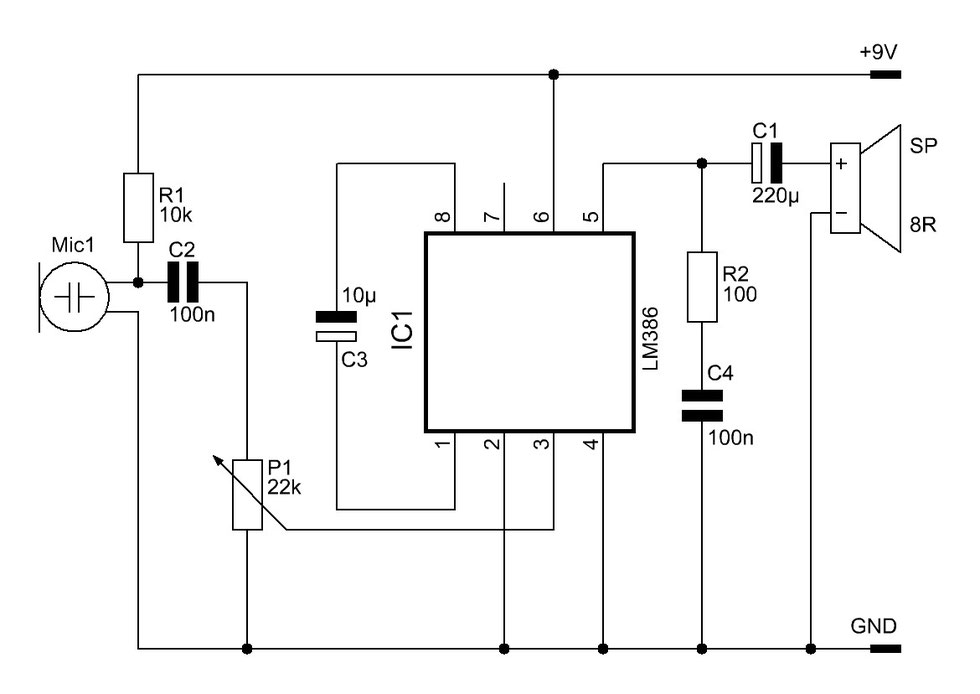 Einfache Sprechanlage - Elektronische Basteleien