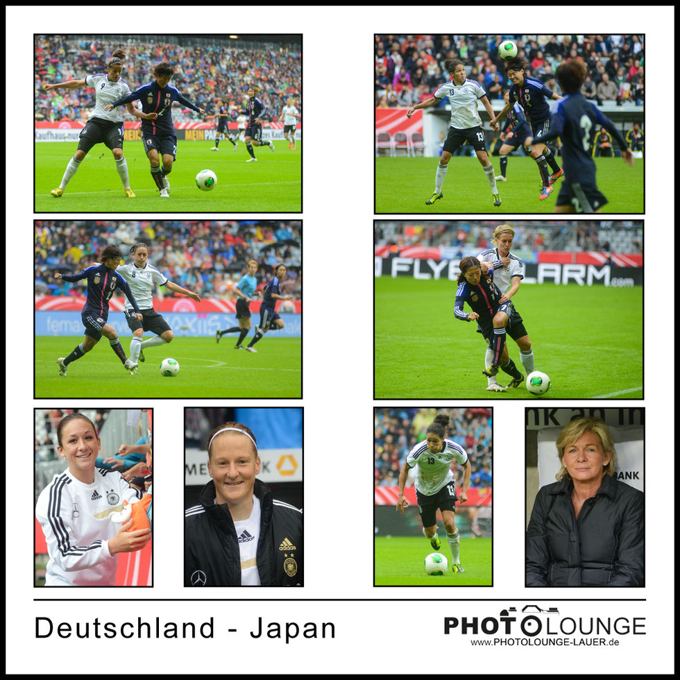 Freundschaftsspiel Deutschland - Japan in der Allianz Arena Muenchen