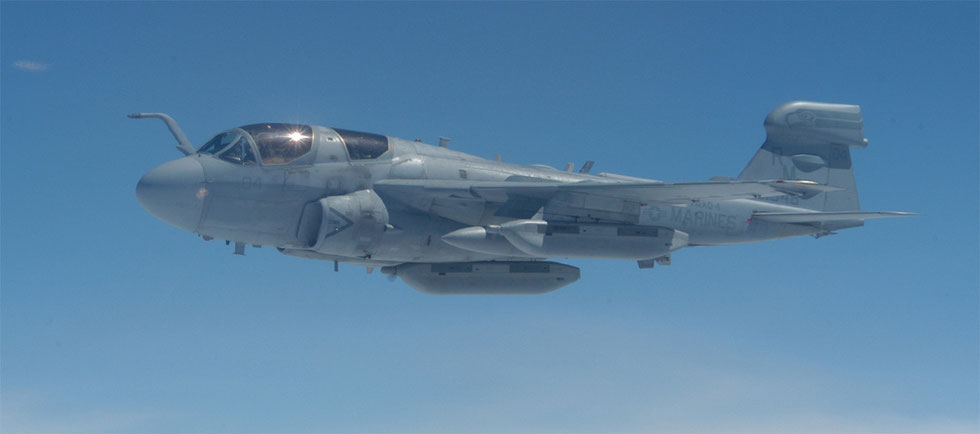 EA-6B Prowler del VMAQ-4 "Sea Hawks" / © USMC