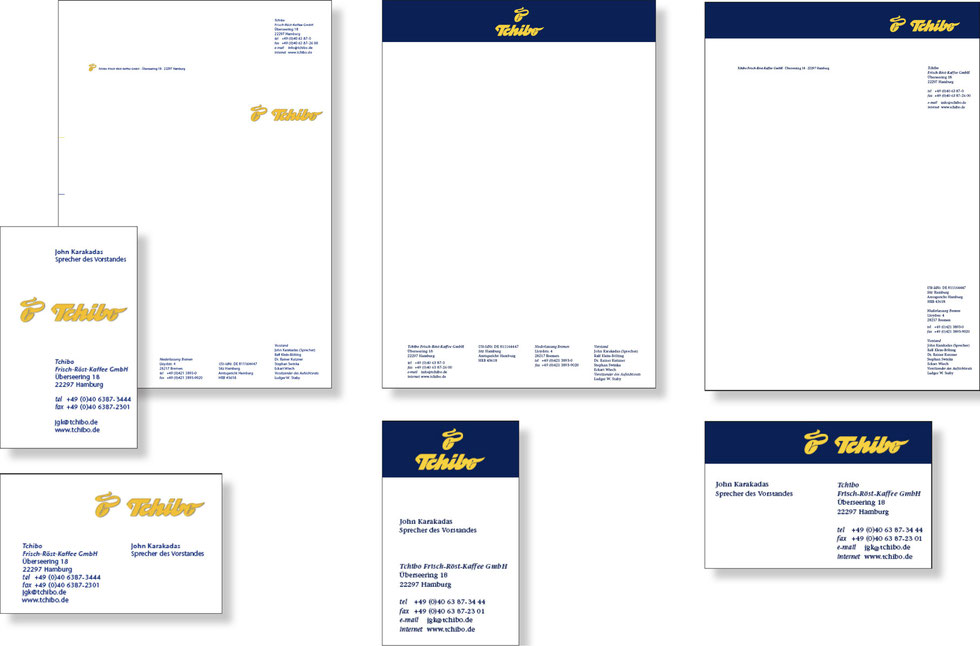 Syndicate, Brand & Corporate Design AG, Hamburg  // Tchibo | Corporate Design, Design Guideline, Entwurfspräsentationen