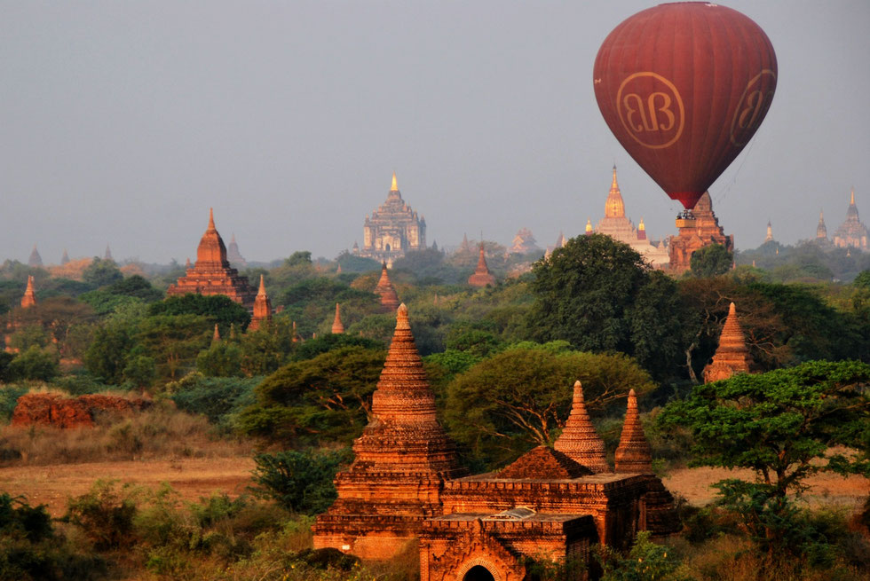 Balloons over Bagan
