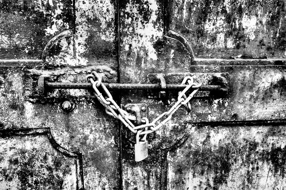Old door in Osaka