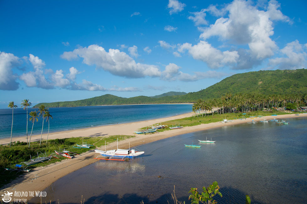 Nacpan-Calitang Twin Beach el nido palawan|aroundtheworldstepbystep.com
