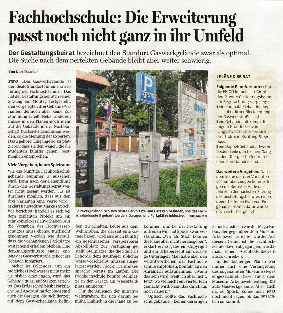 Oberösterreichische Nachrichten, 10. Juni 2015