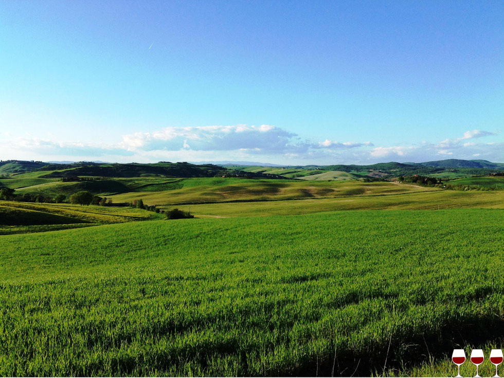 Val d'Orcia. Itinerari di Vino. Foto Blog Etesiaca
