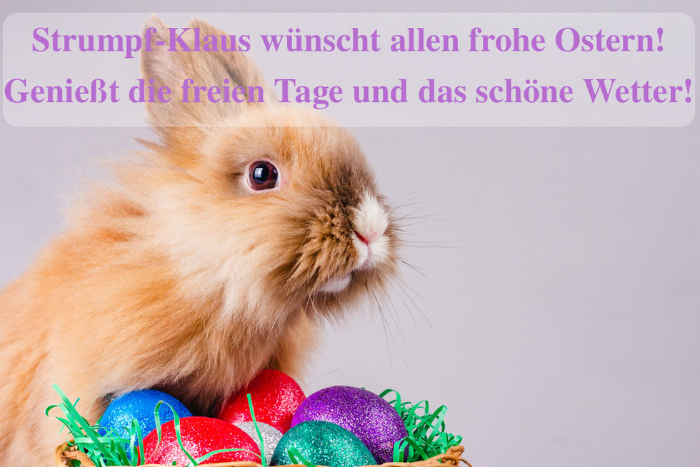 Bild: Frohe Ostern, Strumpf-Klaus