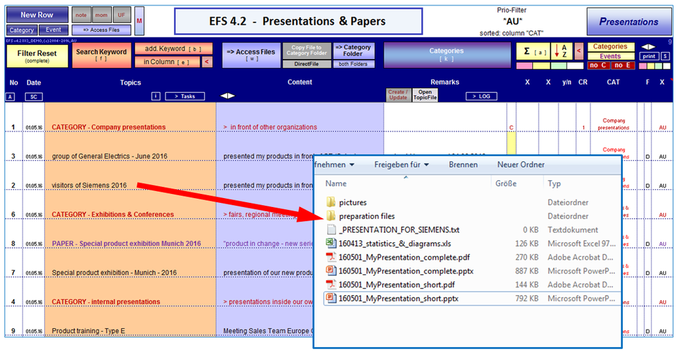 Create powerful small databases with EFS Excel Filing System