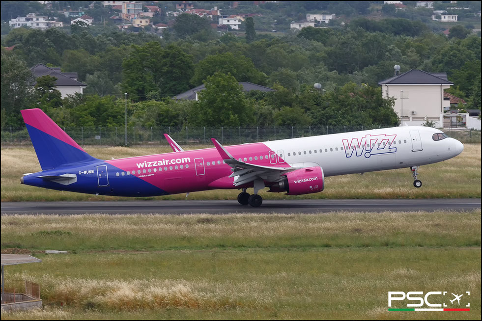 G-WUNB Airbus A321-271NX 11655  PW1133G-JM  Wizz Air UK>Wizz Air 2023  @ Tirana TIA 05 2026 © Piti Spotter Club Verona