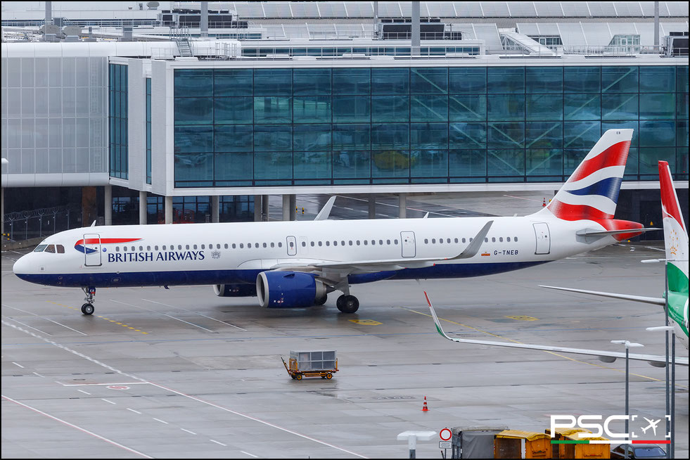 G-TNEB Airbus A321-251NX 11585  LEAP-1A32  British Airways 2023 @ Munich MUC 02 2026 © Piti Spotter Club Verona