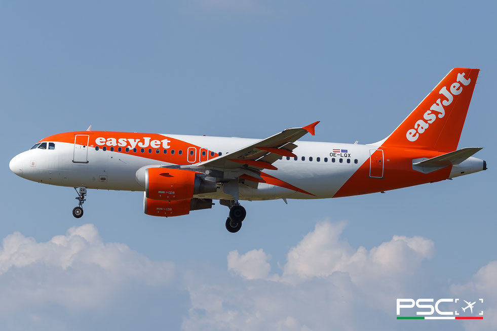 OE-LQX Airbus A319-111 3634  cfm56-5B5/3  easyJet Europe>easyJet (Aergo Capital) 2008 @ Barcellona BCN 09 2025 © Piti Spotter Club Verona