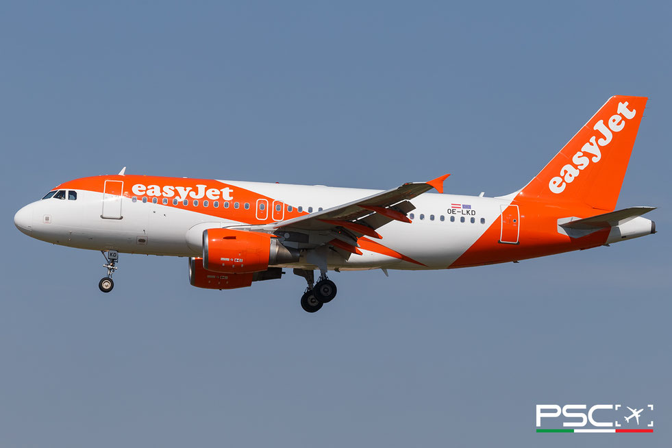 OE-LKD Airbus A319-111 3720  cfm56-5B5/P  easyJet Europe (Aergo Capital) 2008 @ Barcellona BCN 09 2025 © Piti Spotter Club Verona