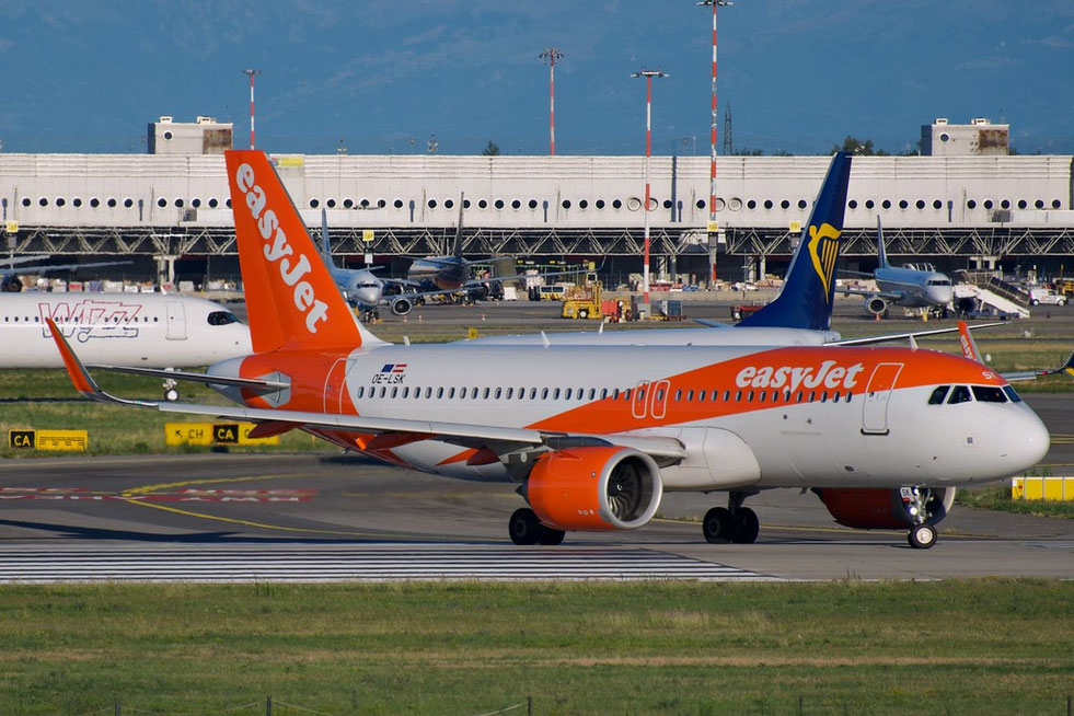 OE-LSK Airbus A320-251N 9111  LEAP 1A26  easyJet Europe 2019 @ Milano Malpensa MXP 07 2025 © Piti Spotter Club Verona