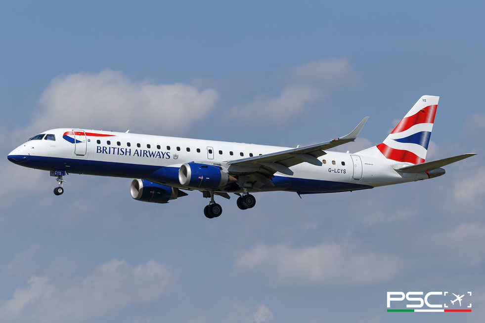 G-LCYS Embraer ERJ 190 SR 19000663  CF34-10E5A1  BA CityFlyer>British Airways (Falko) 2014 @ Barcellona BCN 09 2025 © Piti Spotter Club Verona