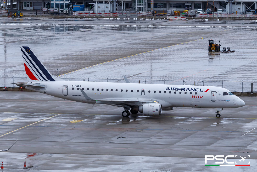 F-HBLO Embraer ERJ 190 STD 19000770  CF34-10E5  Hop! (NAC) 2019 @ Munich MUC 02 2026 © Piti Spotter Club Verona