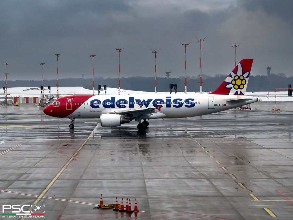 HB-IHX Airbus A320-214 942  CFM56-5B4/P Bosco Gurin Edelweiss Air 1999 @ Munich MUC 02 2026 © Piti Spotter Club Verona