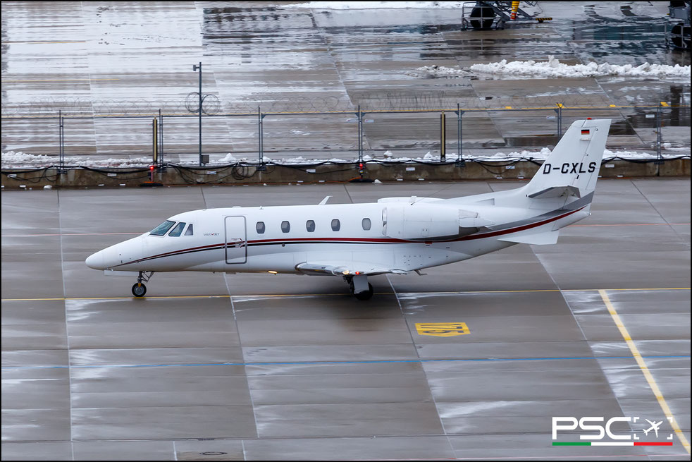 D-CXLS Cessna 560XL Citation XLS+ 560-6027  PW545C  VistaJet GmbH 2009  @ Munich MUC 02 2026 © Piti Spotter Club Verona
