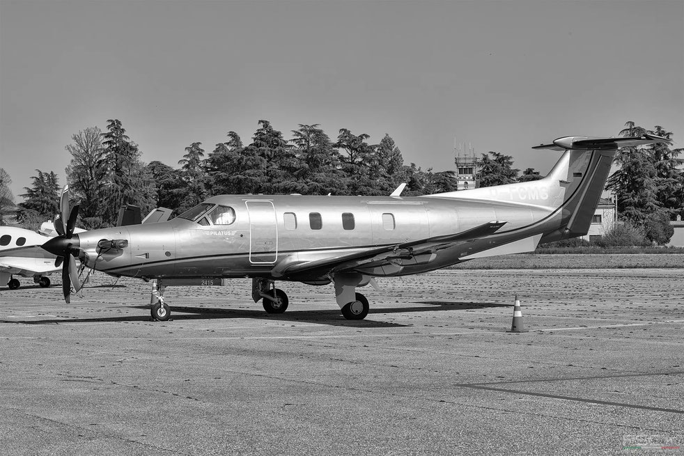 D-FCMS Pilatus PC-12/47E NGX 2415  PT6E-67XP   2024  @ Padova 07 2025 © Piti Spotter Club Verona