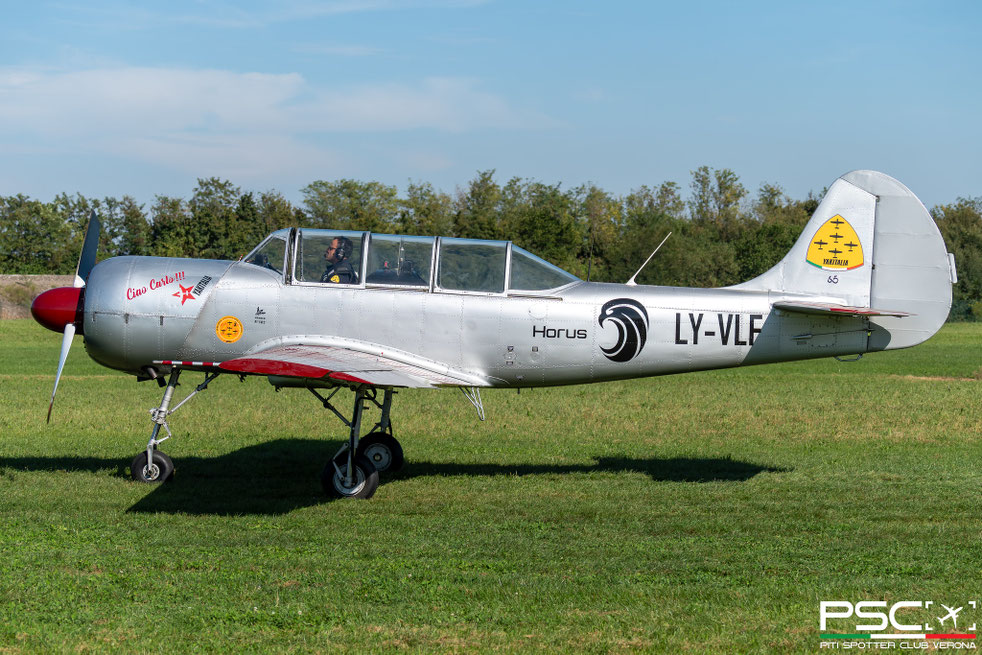 LY-VLF Yak-52 YakItalia @ Thiene 09 2025 © Piti Spotter Club Verona