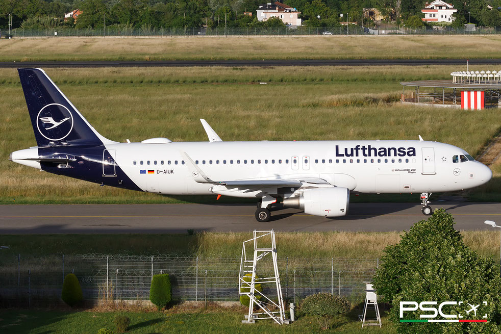 D-AIUK Airbus A320-214 6423  cfm56-5B4/3  Lufthansa 2014  @ Tirana TIA 05 2026 © Piti Spotter Club Verona