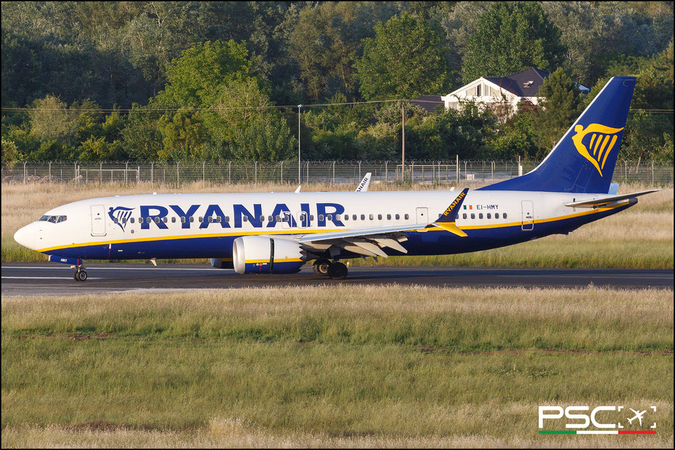 EI-HMY Boeing 737-8 MAX 200 65897 8278 LEAP-1B27  Ryanair 2022  @ Tirana TIA 05 2026 © Piti Spotter Club Verona