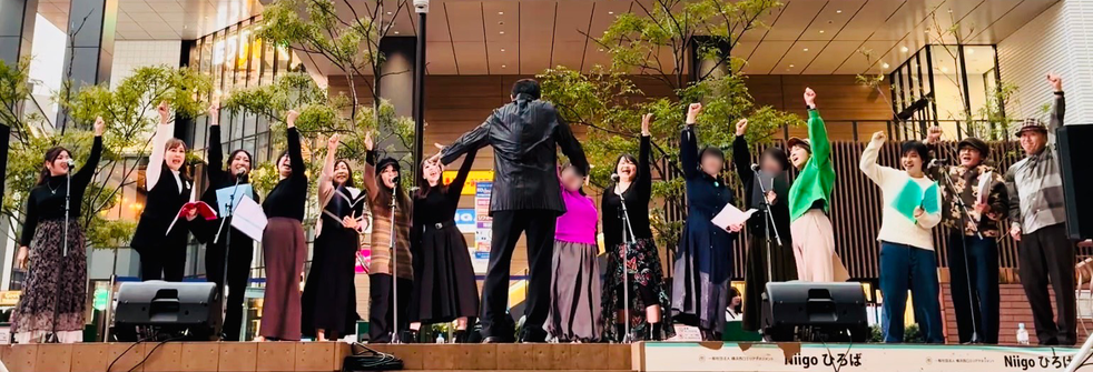 Belle Chor 訪問演奏の様子