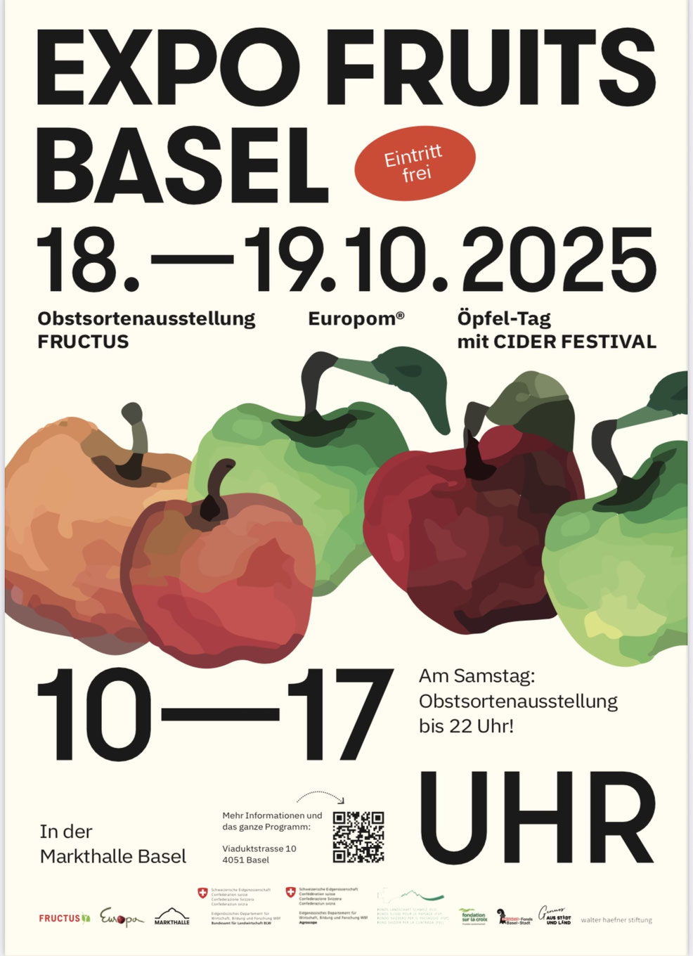 Expo Fruit Basel - Europom 2025   -  18.10.2025 - 19.10.2025 Internationale Ausstellung für Sortenvielfalt  - Brigitte Hofherr - Endangered Portraits 