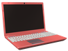赤いノートパソコンのイラスト画像