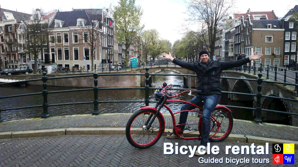 Bicycle and bed & breakfast, bicycle rental and guided bicycle tours in amsterdam.