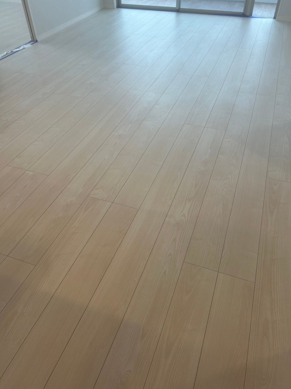 茨木市　新築マンション  ガラスフロアコーティング