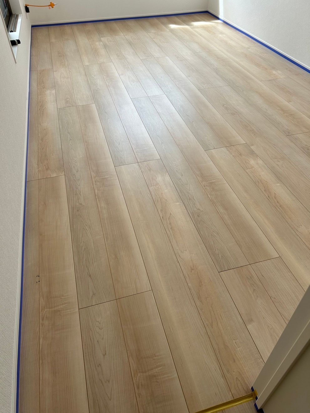 芦屋市　新築戸建て  ガラスフロアコーティング