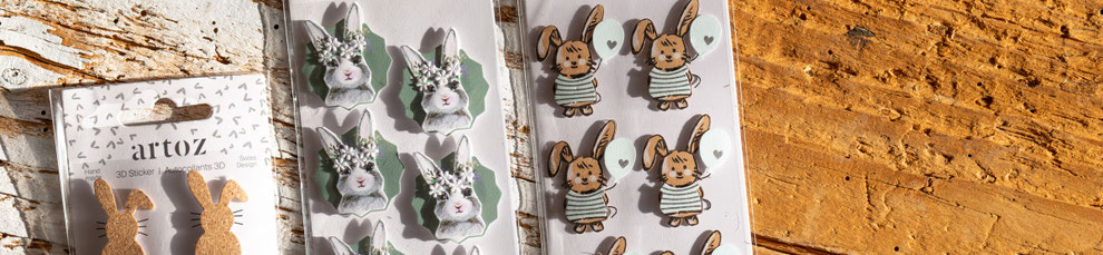 Sticker, Sticker von Artoz, Artoz, Sticker Ostern, Sticker Hasen