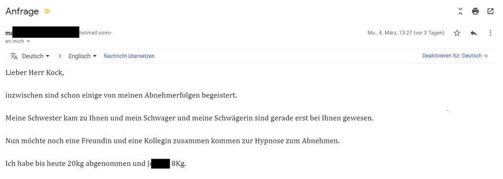 Hypnose zum Abnehmen Meinungen 2020