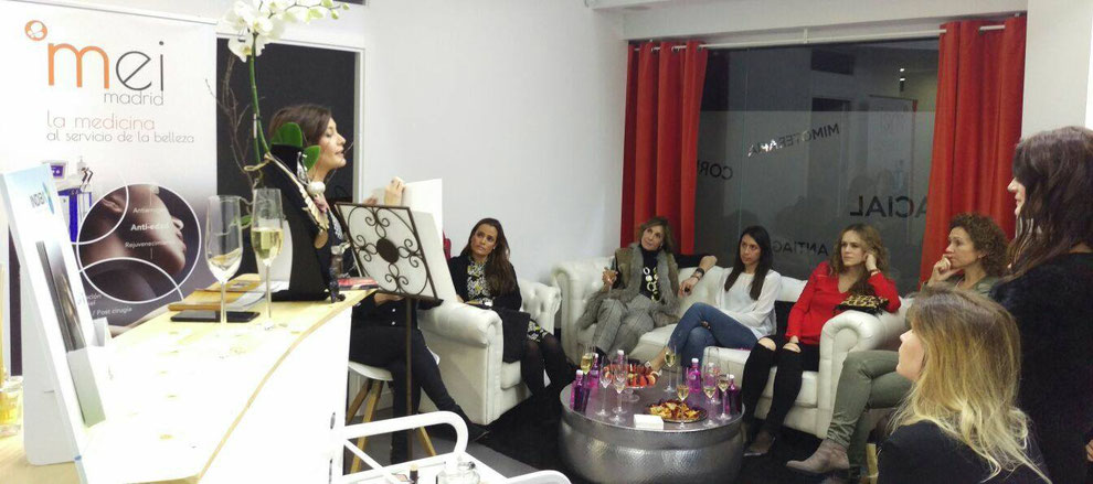 Beauty party en la clinica de medicina estética de Pozuelo de Alarcon Mei Madrid