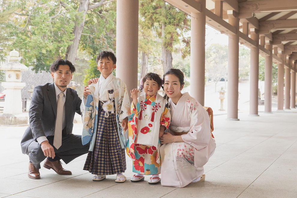 ＜日岡神社＞お宮参り・七五三の写真撮影について