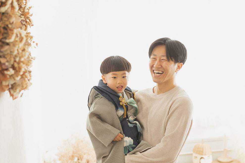 フォトスタジオでのお子様との距離感