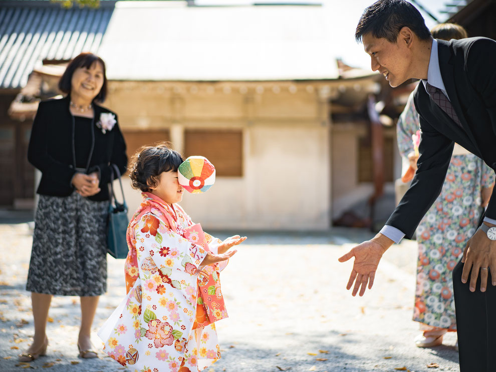 七五三の一コマ