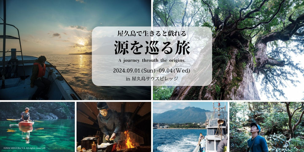 屋久島で生きると戯れる源を巡る旅2024夏 参加者募集中!!