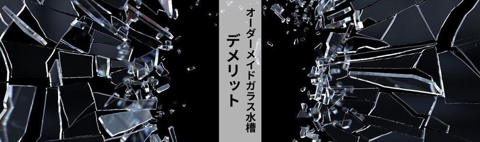 オーダーメイドガラス水槽のデメリットを説明