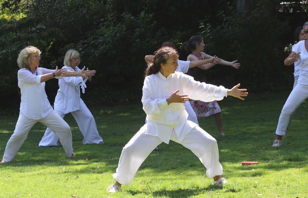 Stages, ateliers et cours hebdomadaires de qi gong avec  Michèle Bordier
