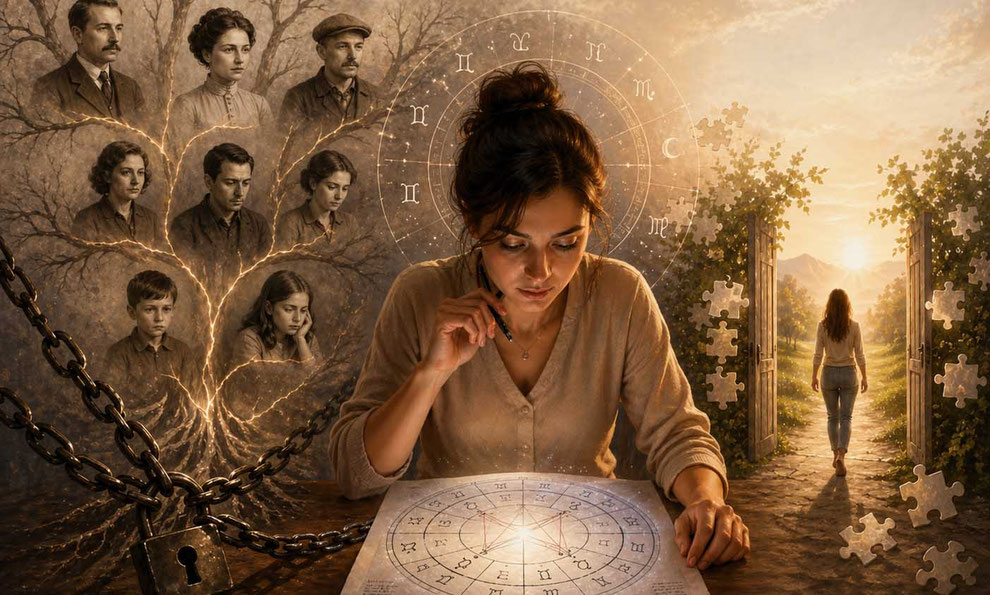 Les mémoires familiales inconscientes dans le thème astral annie beulin - tours 37