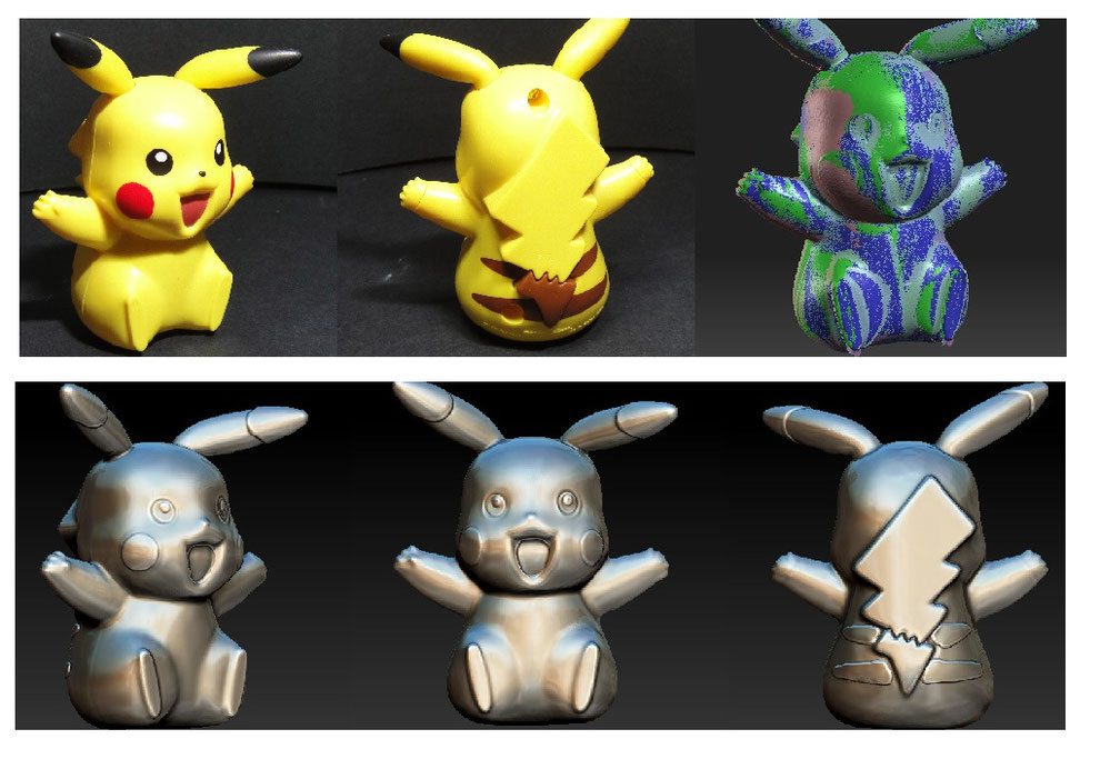 Escaneado y Modelo 3D de Pikachu en Valencia