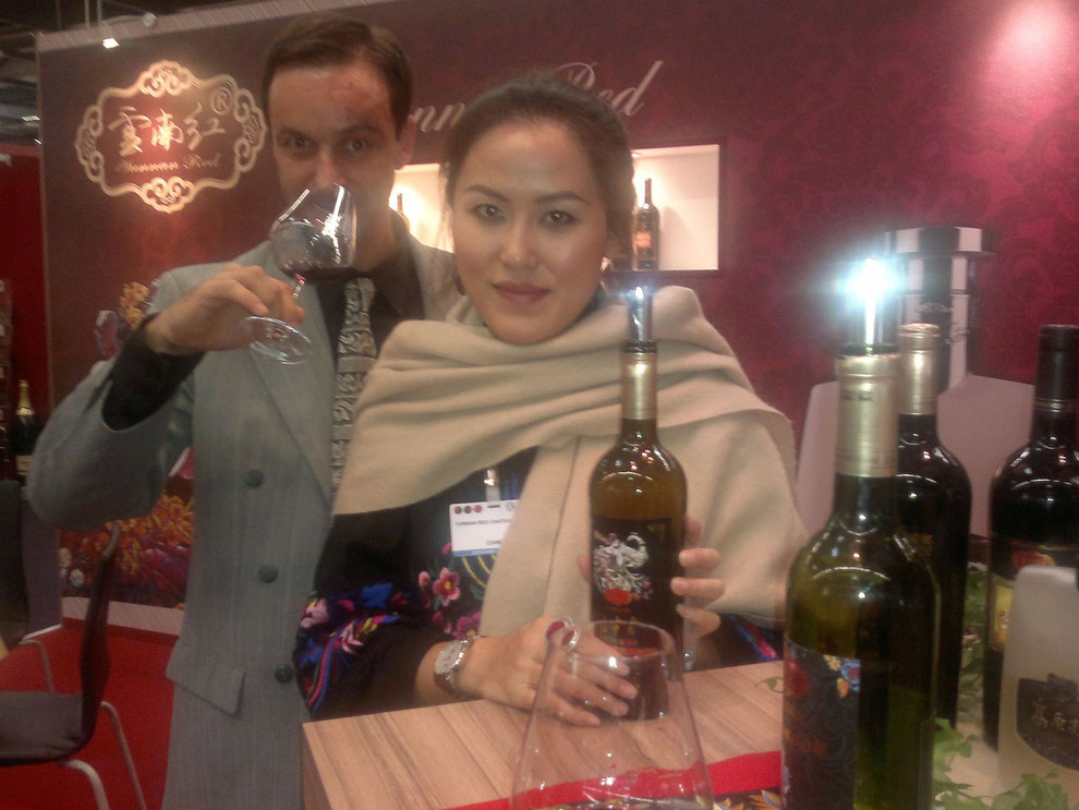 Thibaut Fourton Sommelier Conseil à Vinexpo.