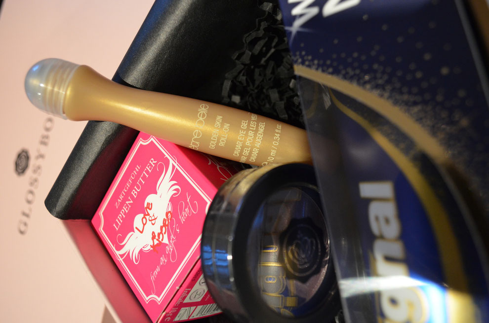 Golden Skin Roll-On Cavier Eye Gel, Eyeshadow Glossy Mauve Lippenserum