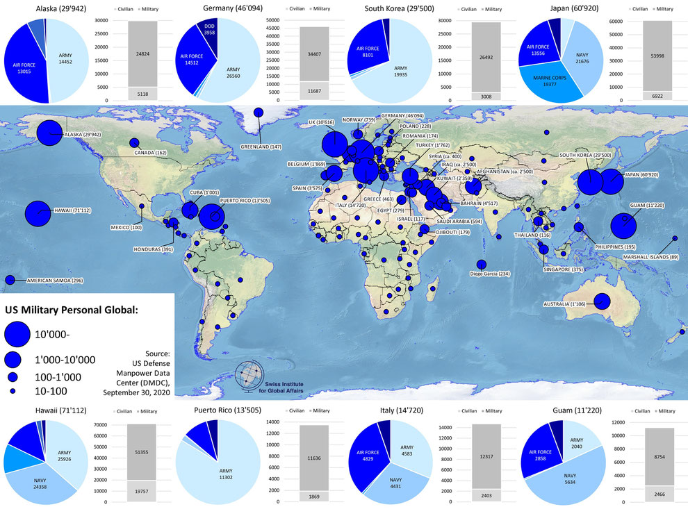 Weltweites US Militärpersonal