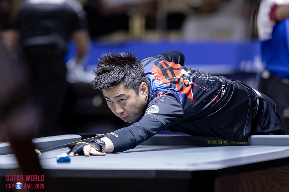 2025年11月　WPA カタールワールドカップ10ボール3位  Photo : QBSF