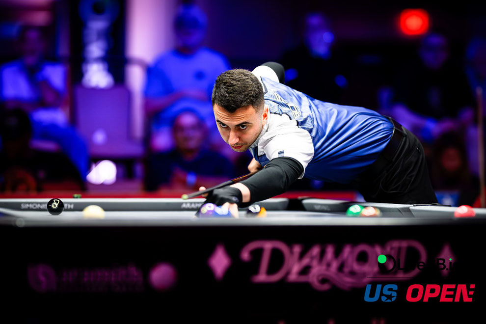 ディフェンディングチャンピオンのF・ゴースト、順当に決勝トーナメントへ © 2025 wnt. / matchroom pool